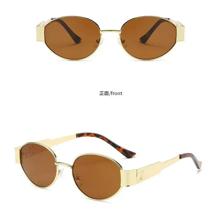 Oval Frame Metal Sunglasses High Sense Cat's Eye β feature 12