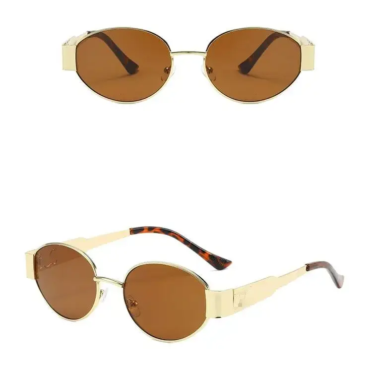 Oval Frame Metal Sunglasses High Sense Cat's Eye β feature 13