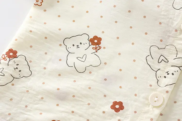 Girls' home clothes suit new loose thin pajamas lace pants air conditioning clothes two-piece children's clothing wholesale — feature 14