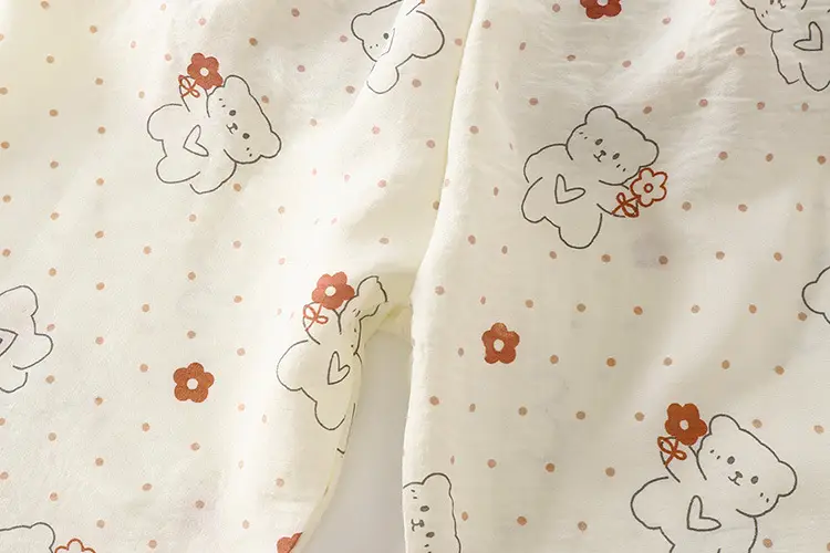 Girls' home clothes suit new loose thin pajamas lace pants air conditioning clothes two-piece children's clothing wholesale — feature 17
