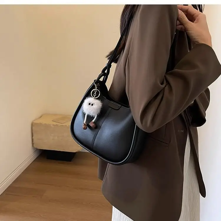 Women's Brown Leather Crossbody Bag 2026 New Model — feature 23