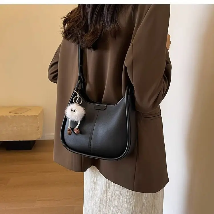 Women's Brown Leather Crossbody Bag 2026 New Model — feature 24