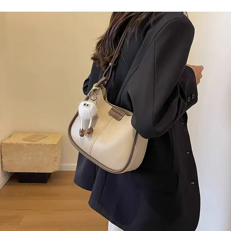 Women's Brown Leather Crossbody Bag 2026 New Model — feature 7