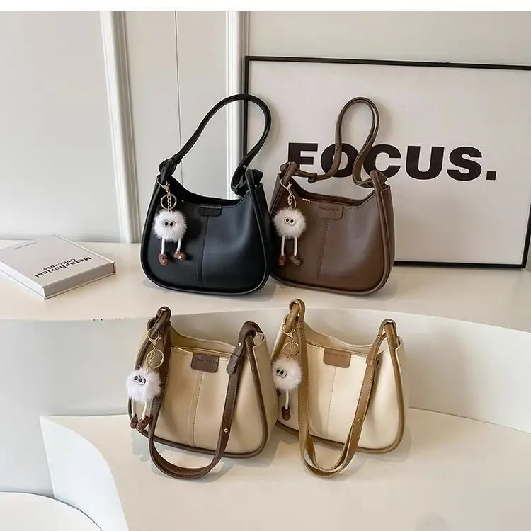 Women's Brown Leather Crossbody Bag 2026 New Model — feature 9