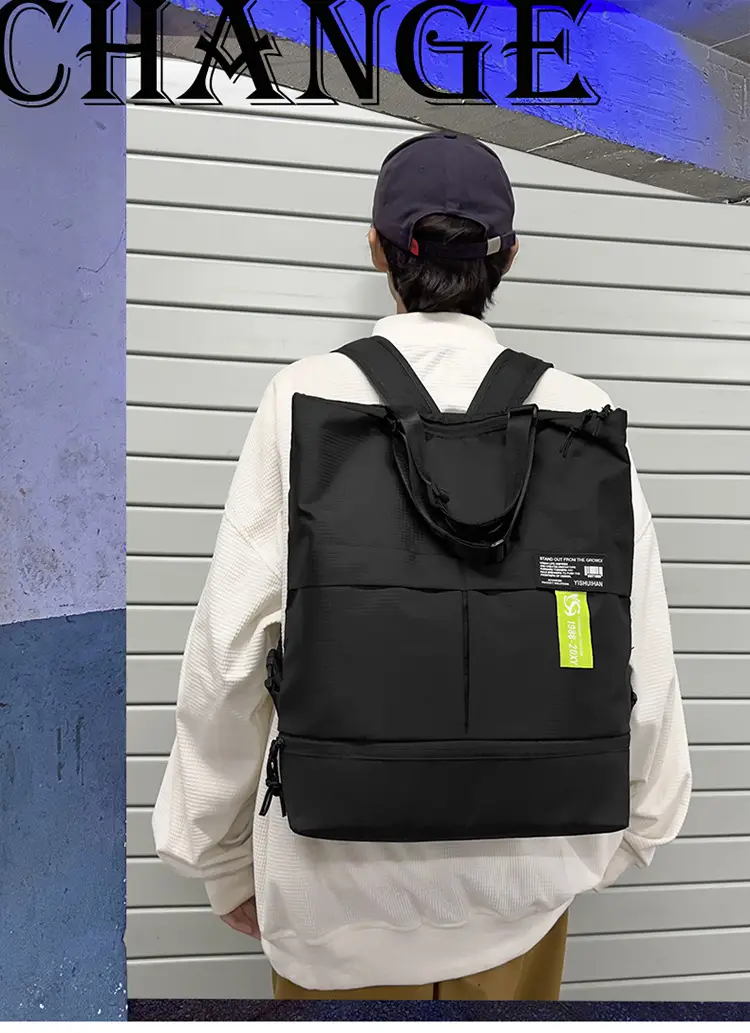 Dual Purpose Backpack for Men Women Large Capacity Travel Bag — feature 1