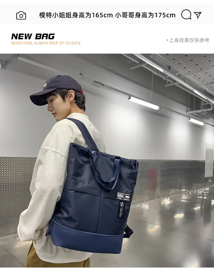 Dual Purpose Backpack for Men Women Large Capacity Travel Bag — feature 4