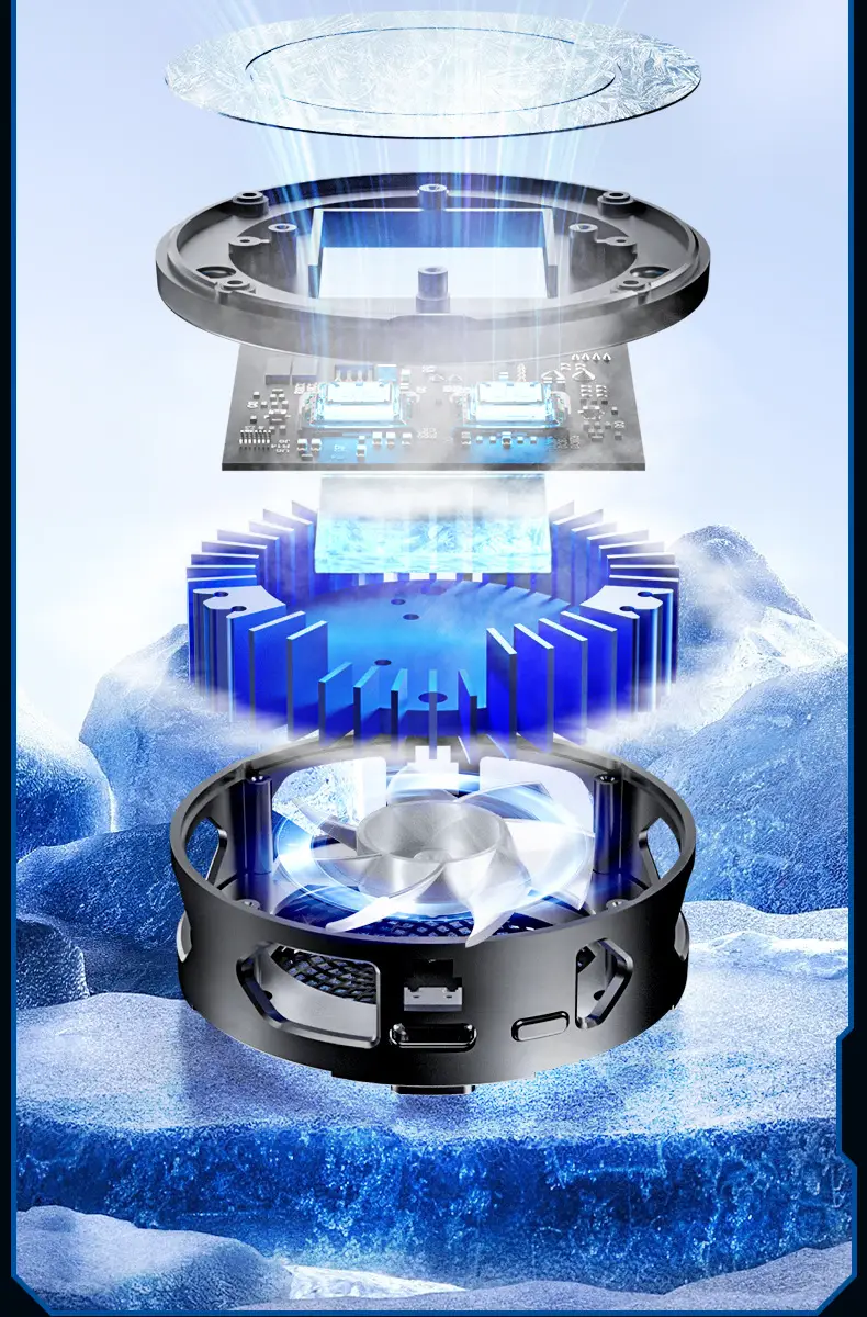 IEC 360CM Mobile Phone Cooling Artistic Rejuvenation Ultra Quiet Game — feature 17