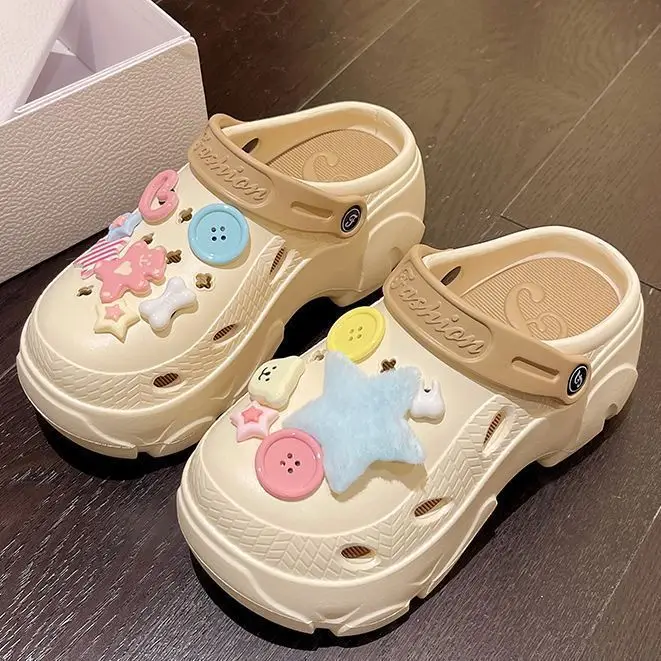 Women's Cartoon Print Thick Sandals Summer 2025