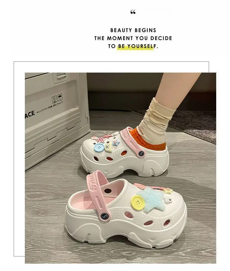 Women's Cartoon Print Thick Sandals Summer 2025 — feature 23