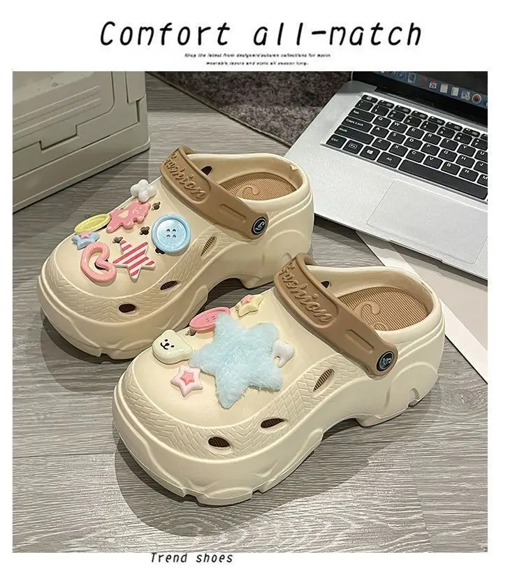 Women's Cartoon Print Thick Sandals Summer 2025 — feature 46