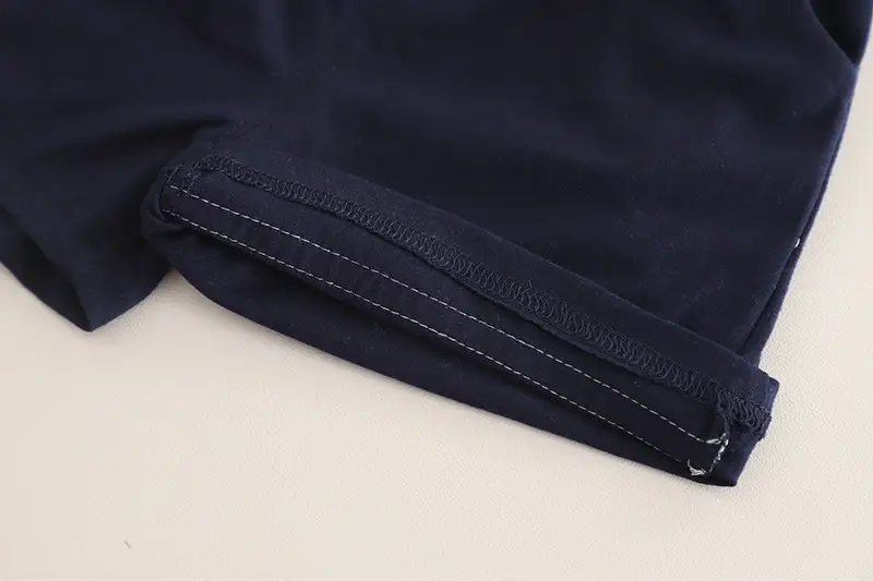 Boy's Navy Polo Shorts Set Summer 5oz — feature 16