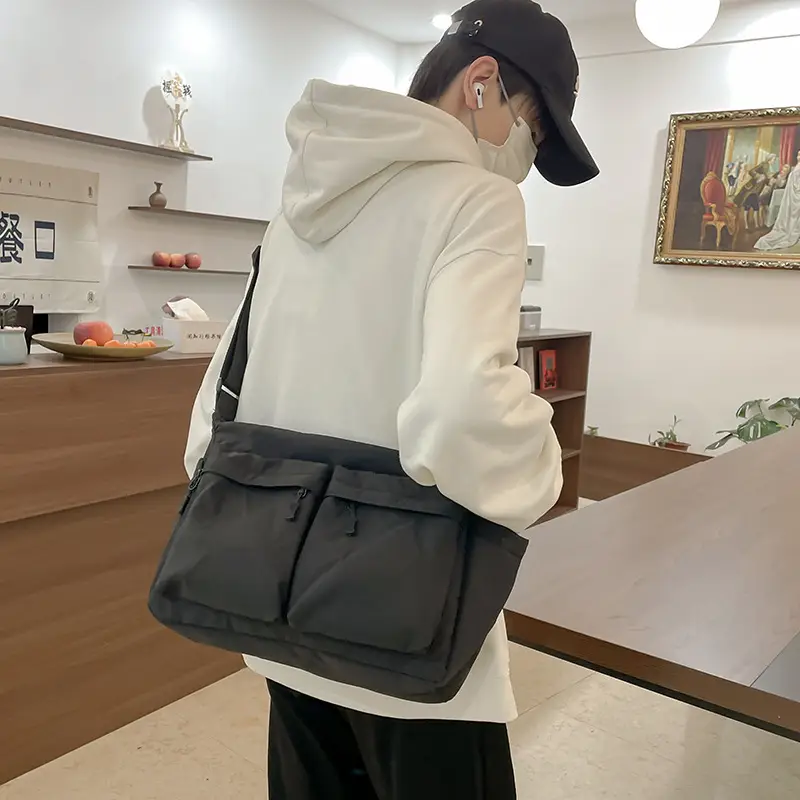 Men's Casual Messenger Bag Large Capacity Tooling Style