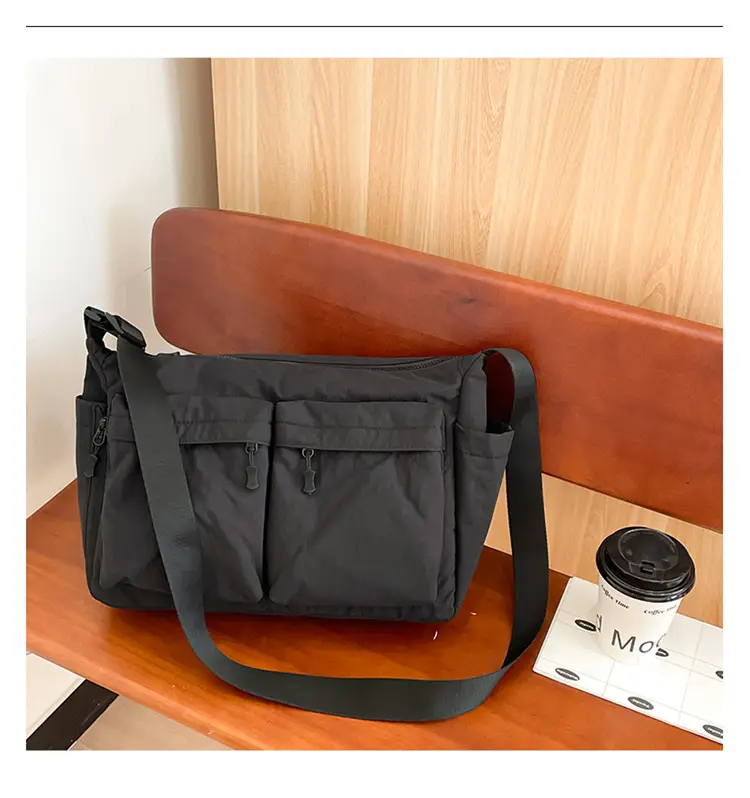 Men's Casual Messenger Bag Large Capacity Tooling Style — feature 27