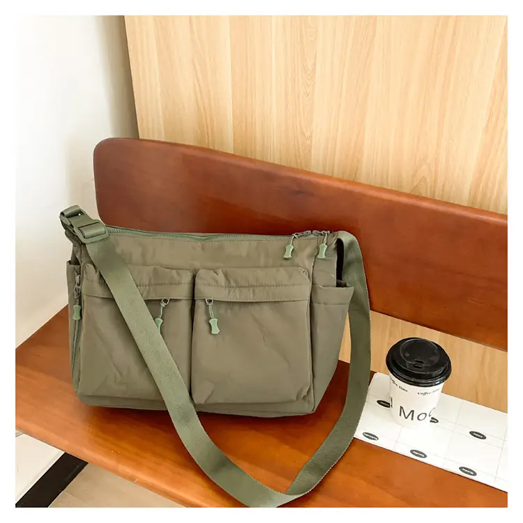 Men's Casual Messenger Bag Large Capacity Tooling Style — feature 29