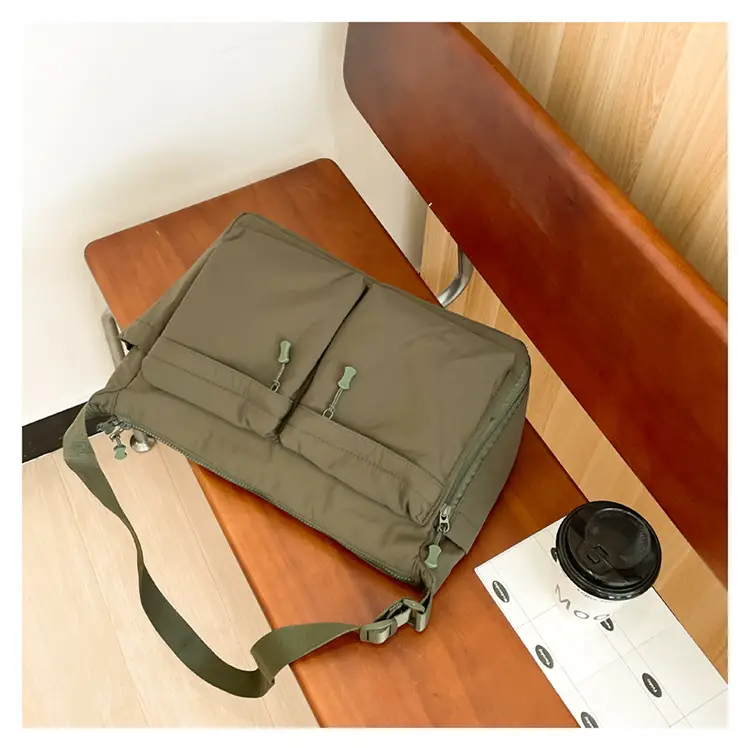 Men's Casual Messenger Bag Large Capacity Tooling Style — feature 30