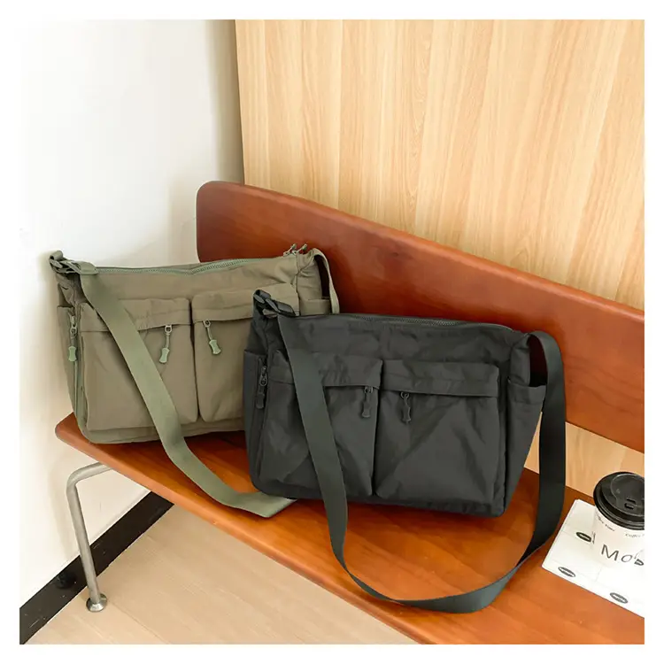 Men's Casual Messenger Bag Large Capacity Tooling Style — feature 31