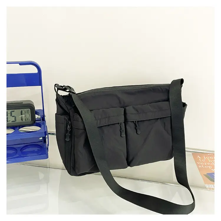 Men's Casual Messenger Bag Large Capacity Tooling Style — feature 36
