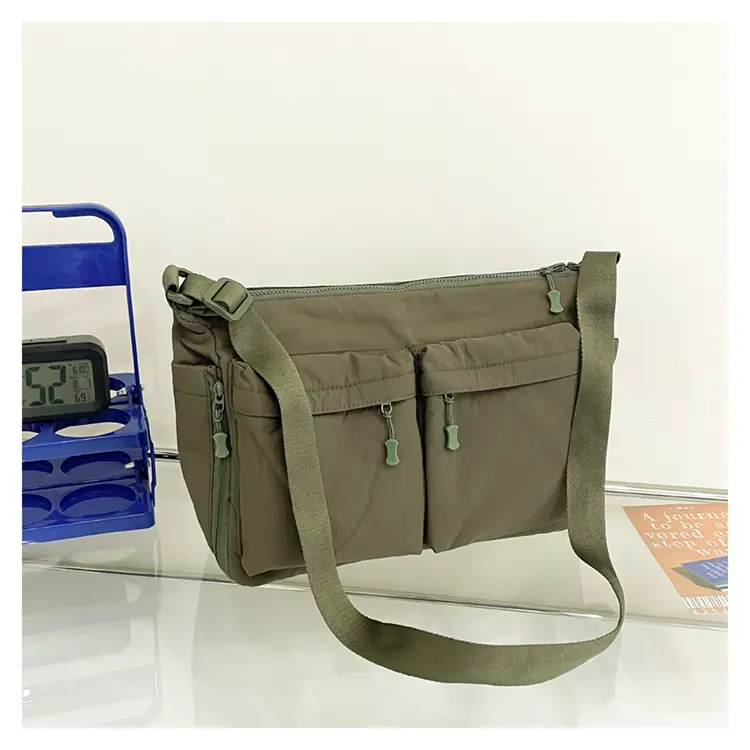 Men's Casual Messenger Bag Large Capacity Tooling Style — feature 37