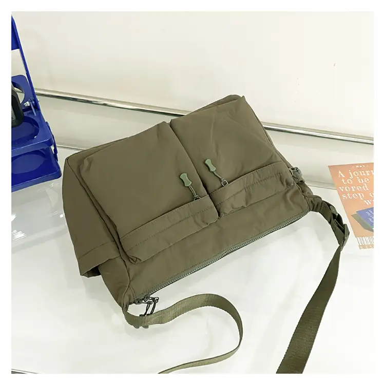 Men's Casual Messenger Bag Large Capacity Tooling Style — feature 39