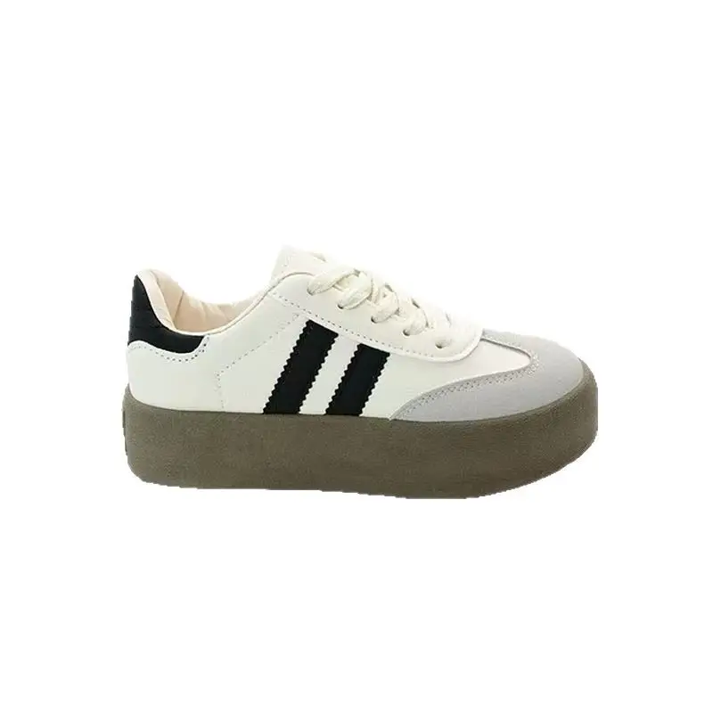 Desun Women's Shoes 2025 Spring and Autumn New Thick Sole Retro White Shoes Casual Forrest Gump Shoes All-match Sports Sneakers - Image 7