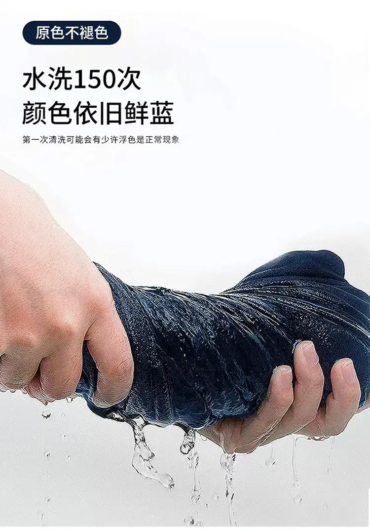 Dark Blue High Waist Loose Fit Jeans Women Spring — feature 10