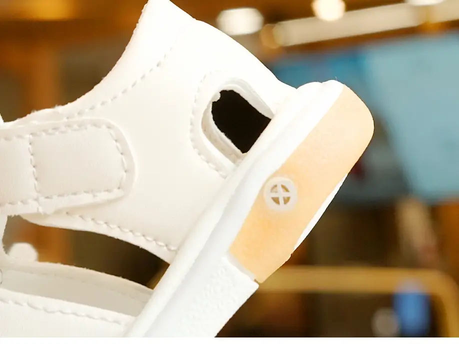 Toddler Sandals White Soft Sole 1-2Yrs — feature 2