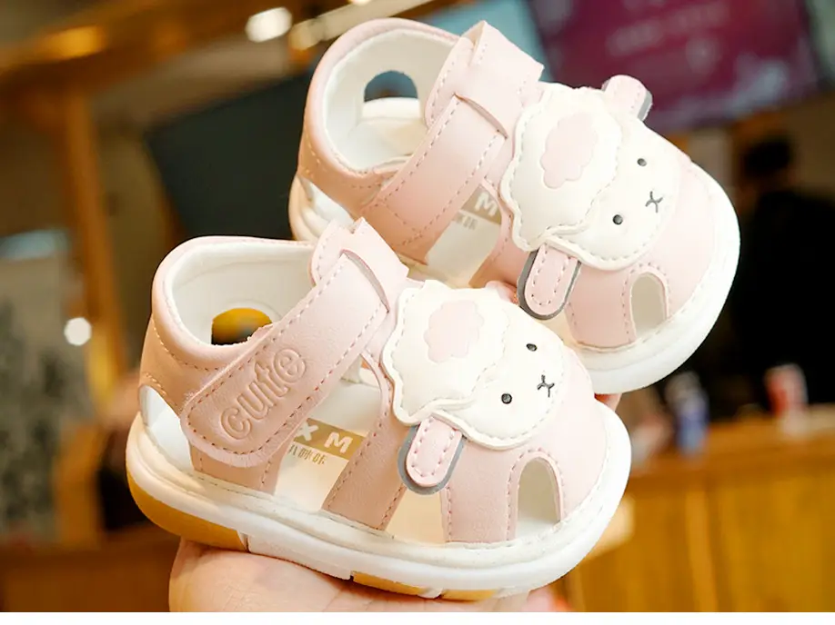 Toddler Sandals White Soft Sole 1-2Yrs — feature 7