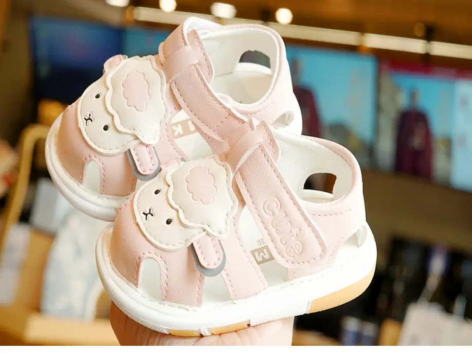 Toddler Sandals White Soft Sole 1-2Yrs — feature 8