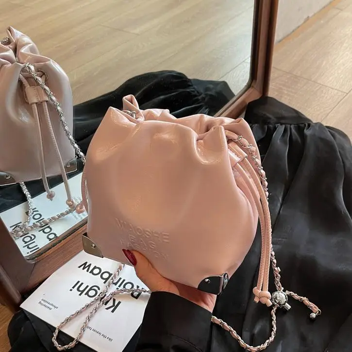 Pink Chain Shoulder Bag for Women 2025 - Image 6