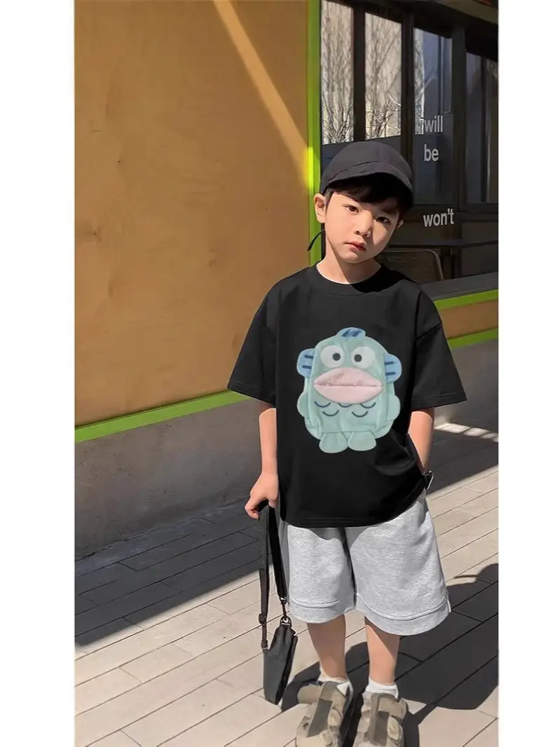 Fun Cartoon Paper T-Shirt for Kids Summer Wear