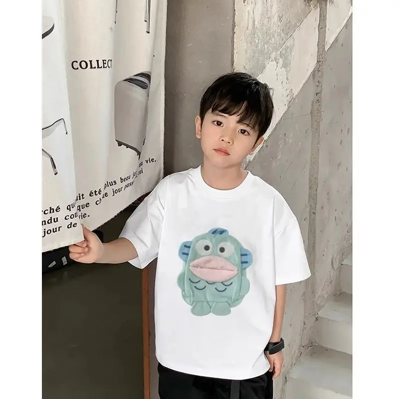 Fun Cartoon Paper T-Shirt for Kids Summer Wear — feature 5
