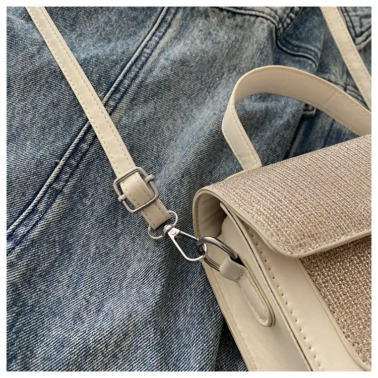 White Textured Crossbody Bag for Women 2026 — feature 25