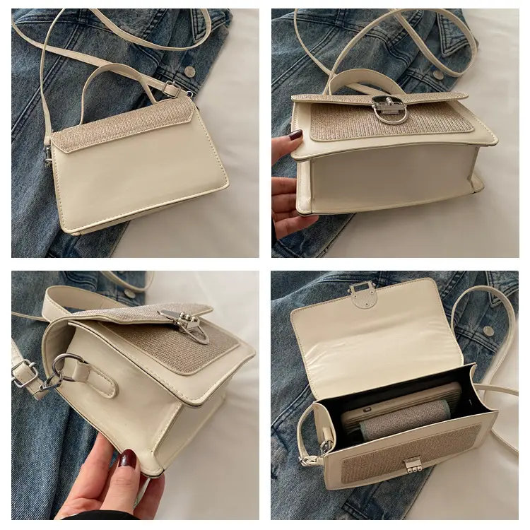 White Textured Crossbody Bag for Women 2026 — feature 8