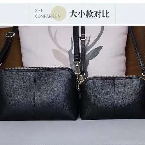 Korean Style Black Leather Clutch Bag 2026 - Image 6