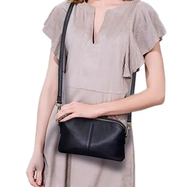 Korean Style Black Leather Clutch Bag 2026 - Image 7