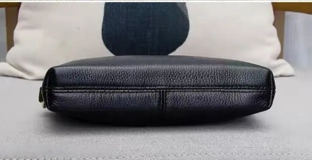 Korean Style Black Leather Clutch Bag 2026 — feature 20