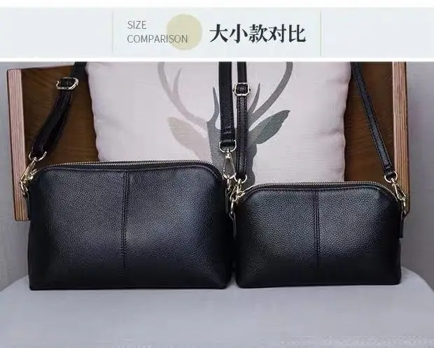 Korean Style Black Leather Clutch Bag 2026 — feature 23