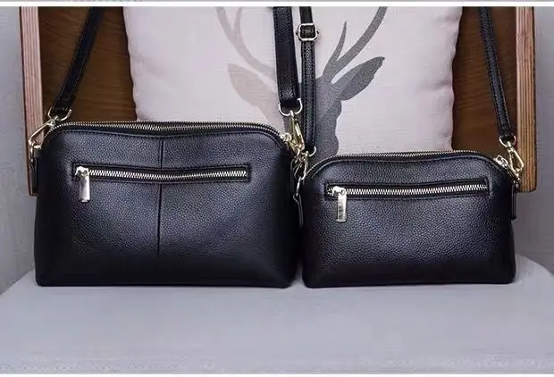 Korean Style Black Leather Clutch Bag 2026 — feature 26