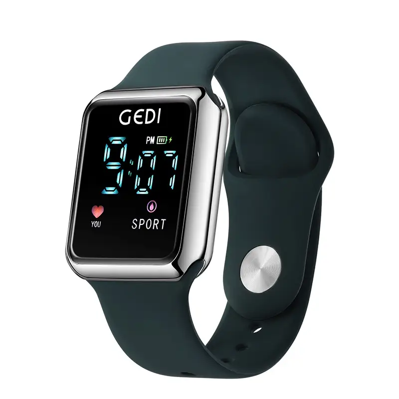 Goldie Digital Sports Watch with Soft Silicone Band - Image 6