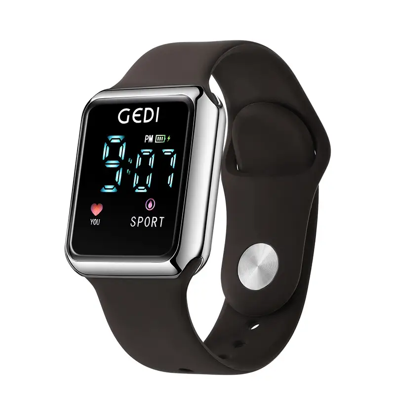 Goldie Digital Sports Watch with Soft Silicone Band - Image 3