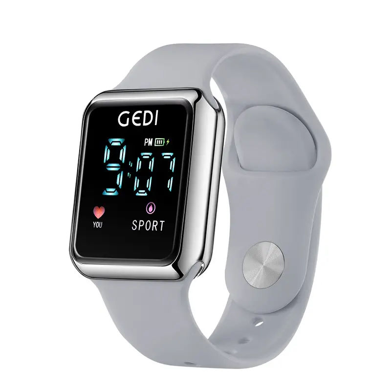 Goldie Digital Sports Watch with Soft Silicone Band - Image 4