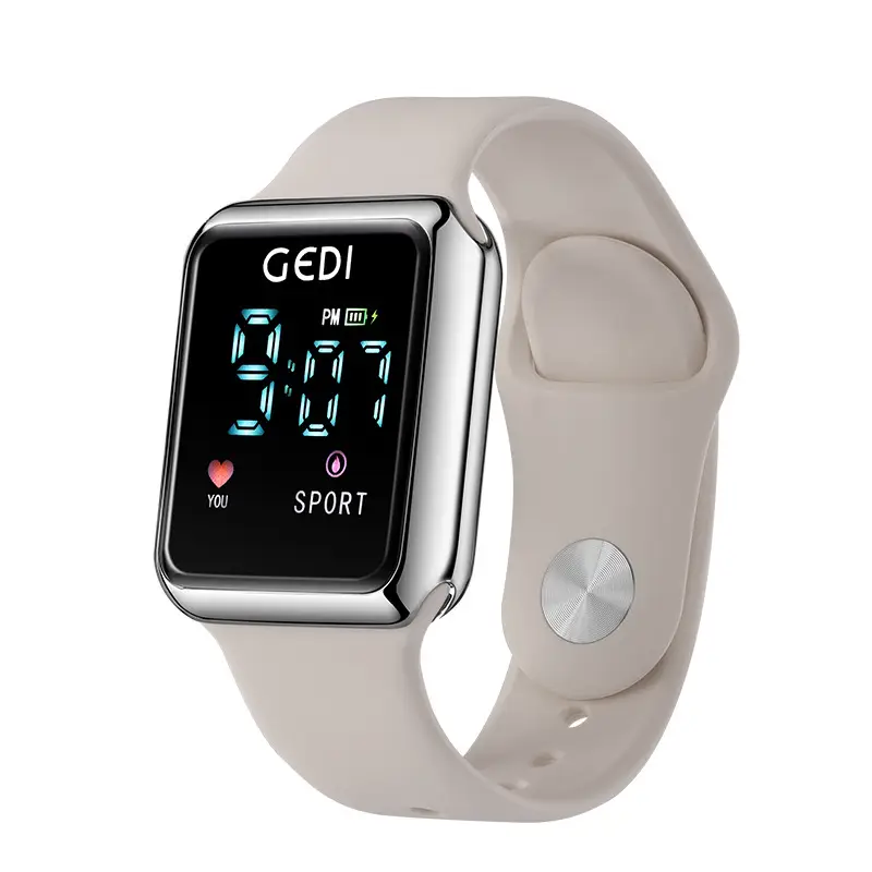 Goldie Digital Sports Watch with Soft Silicone Band - Image 5