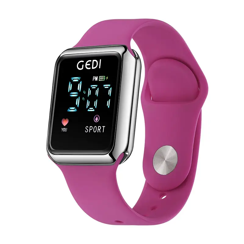 Goldie Digital Sports Watch with Soft Silicone Band - Image 8