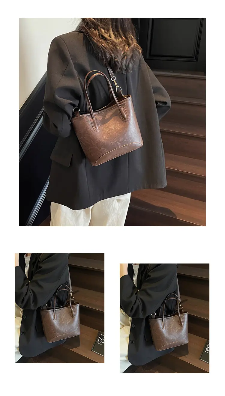 2025 Spring Shoulder Bag Women Large Capacity Beige Black — feature 11