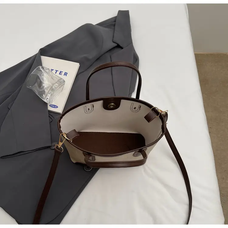 2025 Spring Shoulder Bag Women Large Capacity Beige Black — feature 15