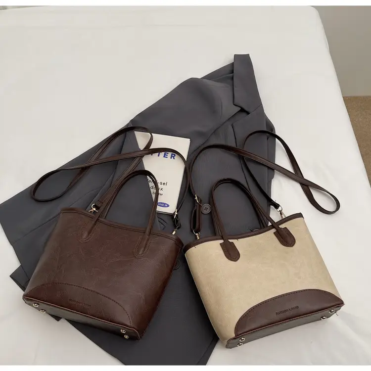 2025 Spring Shoulder Bag Women Large Capacity Beige Black — feature 20