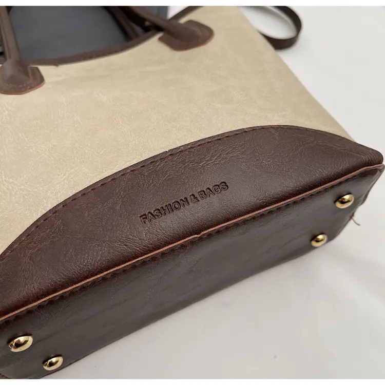 2025 Spring Shoulder Bag Women Large Capacity Beige Black — feature 22