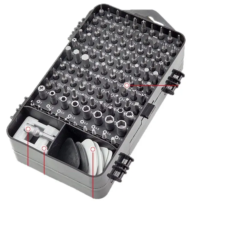 135-Tool Set Magnetic Screwdriver Kit for Watches Glasses - Image 6