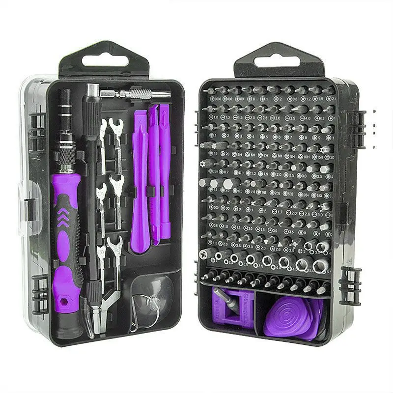 135-Tool Set Magnetic Screwdriver Kit for Watches Glasses — feature 25