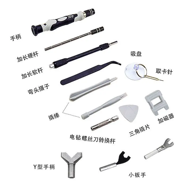 135-Tool Set Magnetic Screwdriver Kit for Watches Glasses — feature 8